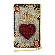 Queen of Hearts Crossbody Phone Bag