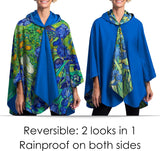 Fine Art RainCaper - Van Gogh "Irises" Reversible Rain Cape