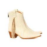 Bali Pearl Fringe Bootie