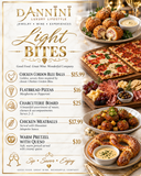 Lite Bites Menu