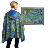 Fine Art RainCaper - Van Gogh "Irises" Reversible Rain Cape