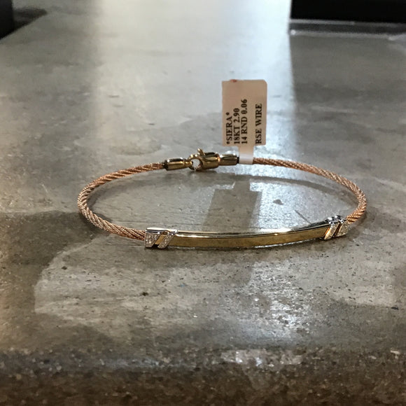 Rose Wire Bracelet